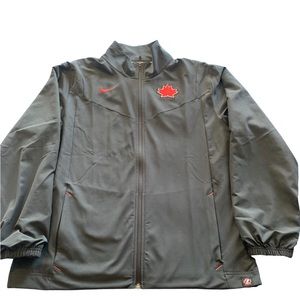 Men’s Nike black Hockey Canada 2022 full zip jacket Large